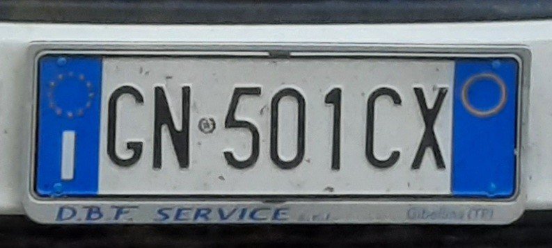 Numer rejestracyjny GN501CX posiada FIAT Tipo