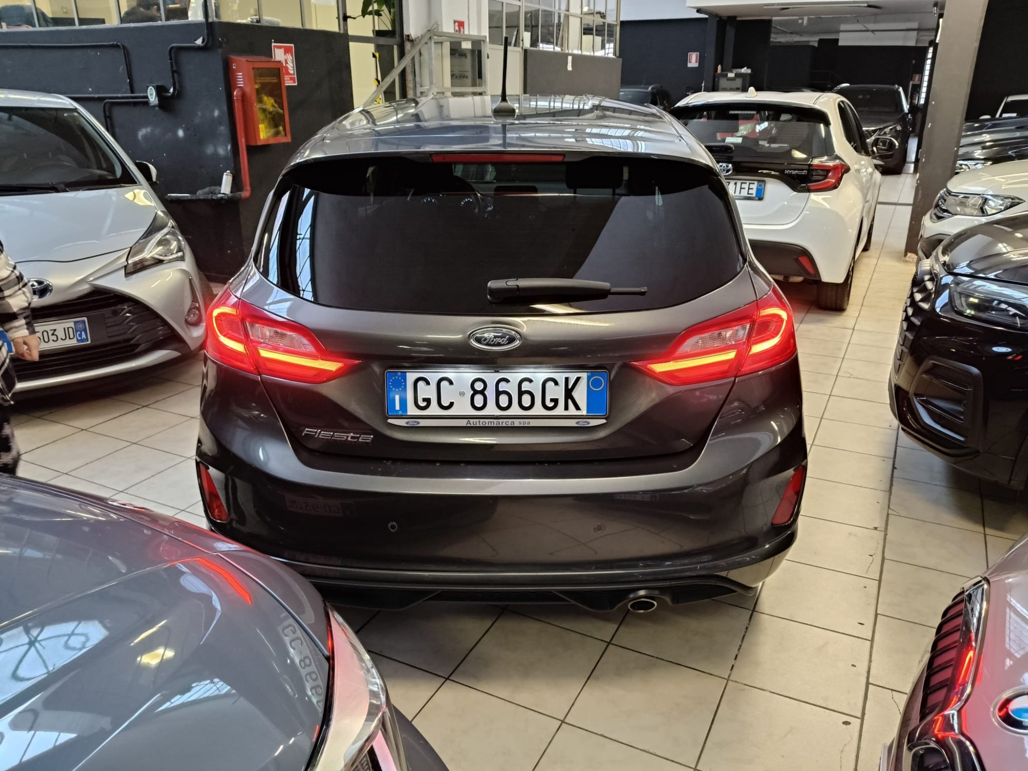 Numer rejestracyjny GC866GK posiada FORD Fiesta 7a serie