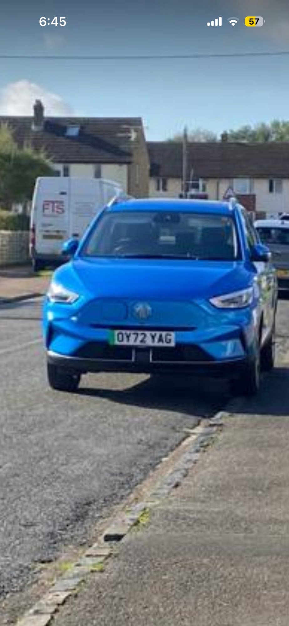 Numer rejestracyjny OY72YAG posiada MG 