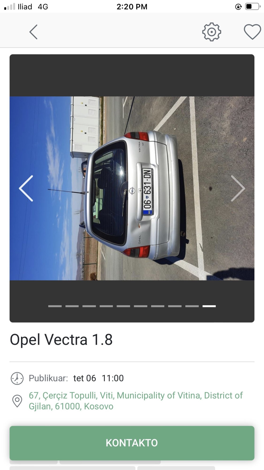 Numer rejestracyjny 06631DN posiada Opel Vectra 1.8