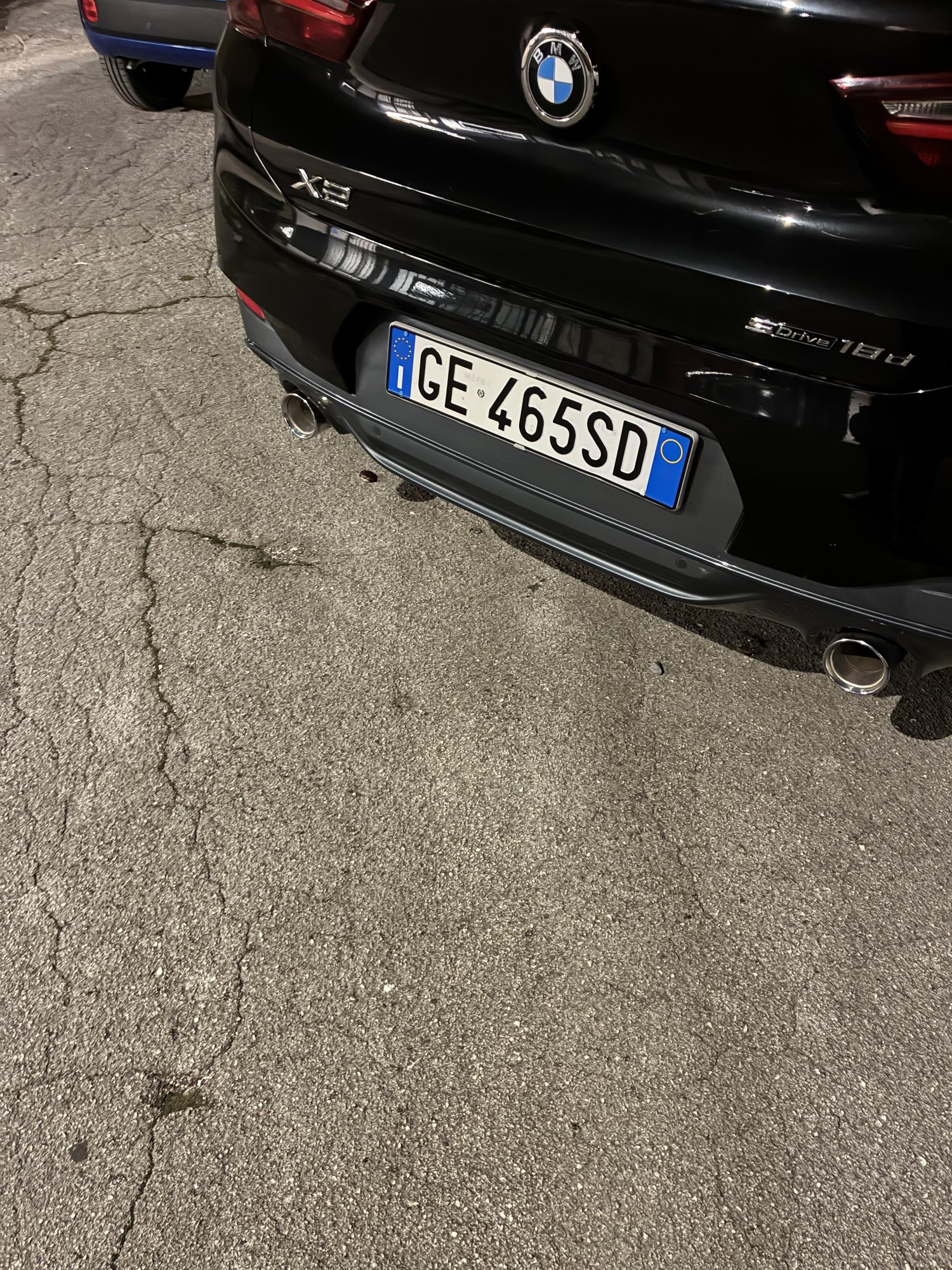 Numer rejestracyjny GE465SD posiada BMW X2