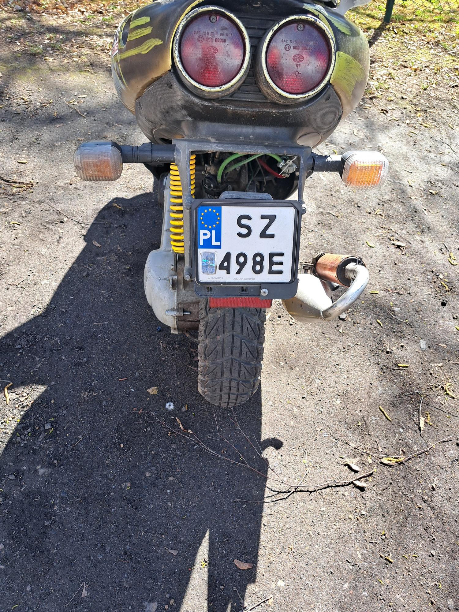 Numer rejestracyjny SZ 498E posiada APRILIA Skutery do 50 ccm SR 50 Ditech - SZ498E