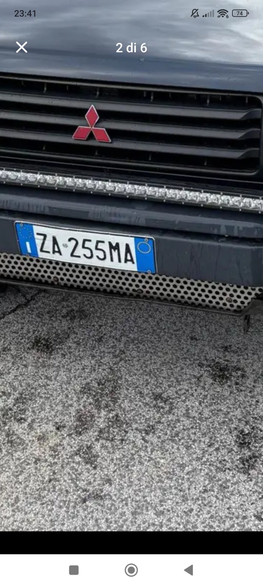 Numer rejestracyjny ZA255MA posiada MITSUBISHI Pajero