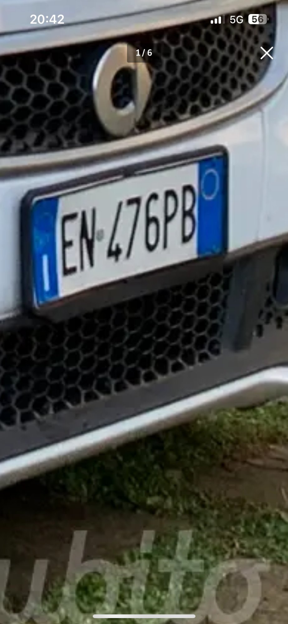 Numer rejestracyjny EN476PB posiada SMART fortwo 2a serie