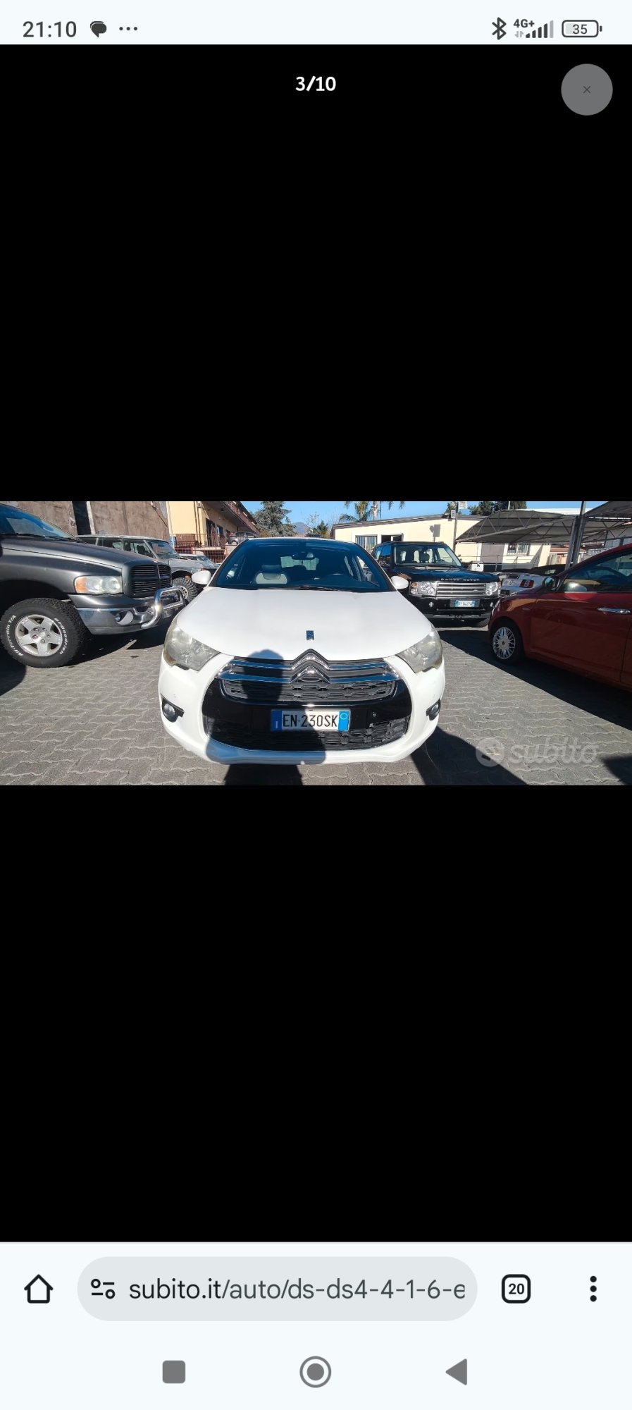 Numer rejestracyjny EN230SK posiada DS DS 4