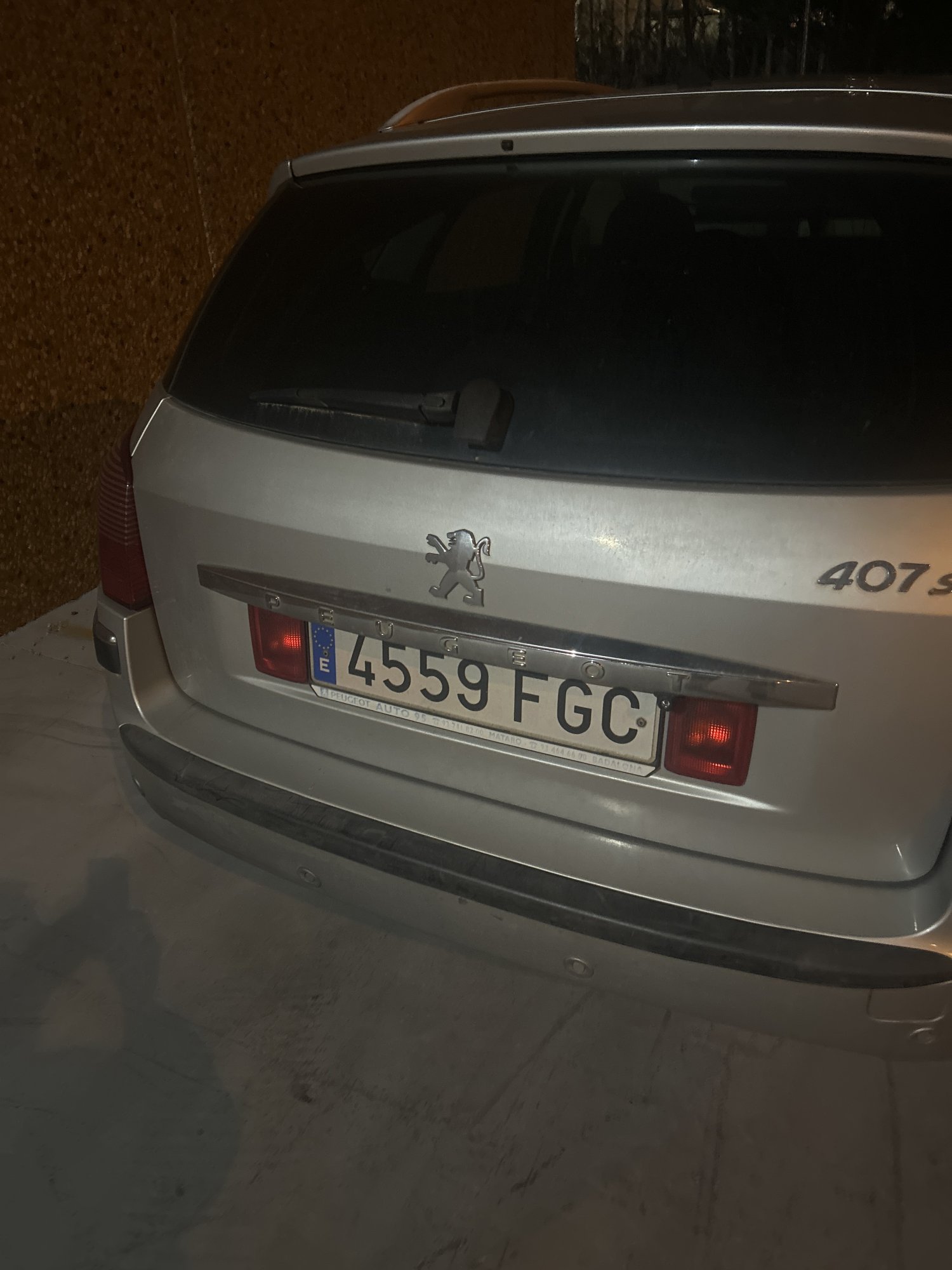 Numer rejestracyjny 4559FGC posiada PEUGEOT 407 Numer rejestracyjny 4559FGC posiada PEUGEOT 407