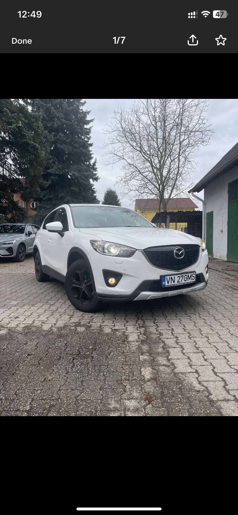 Numer rejestracyjny VN27GMS posiada Mazda CX-5