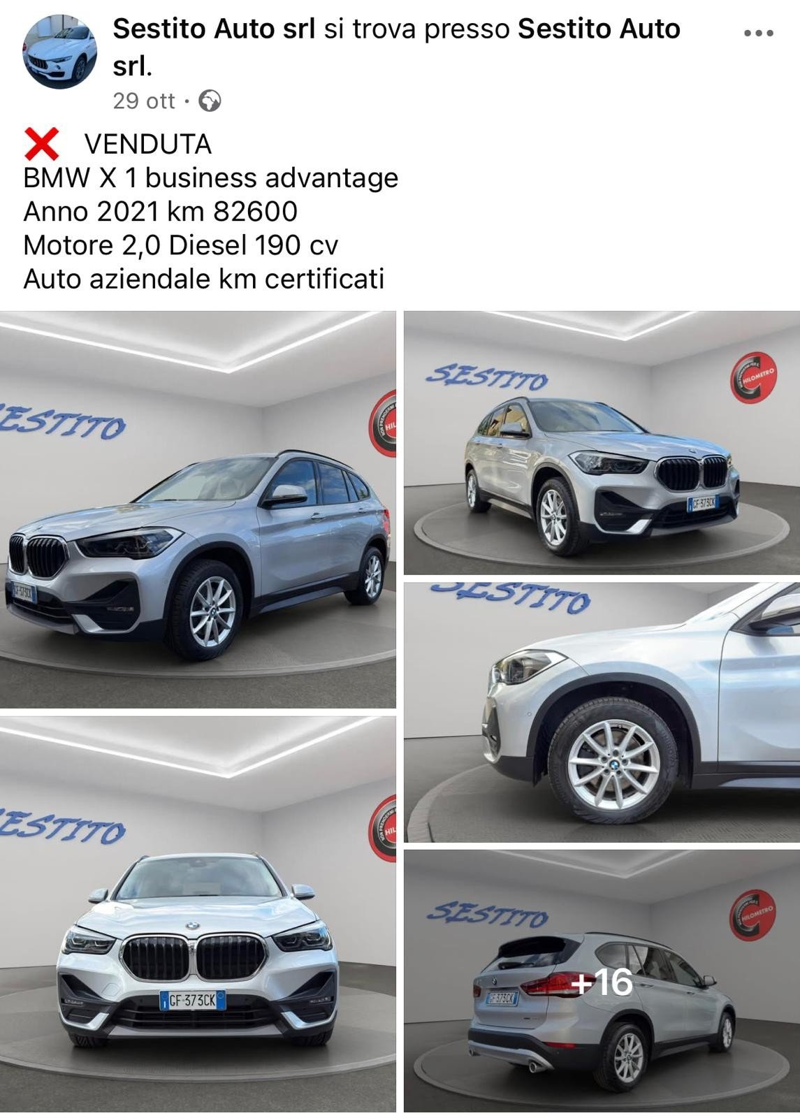 Numer rejestracyjny GF373CK posiada BMW X1