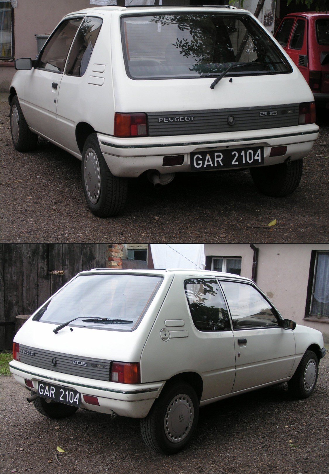 Dzień dobry,<BR> Peugeot 205 w limitowanej wersji Green o numerze rejestracyjnym GAR 2104.<BR><BR>Auto ...