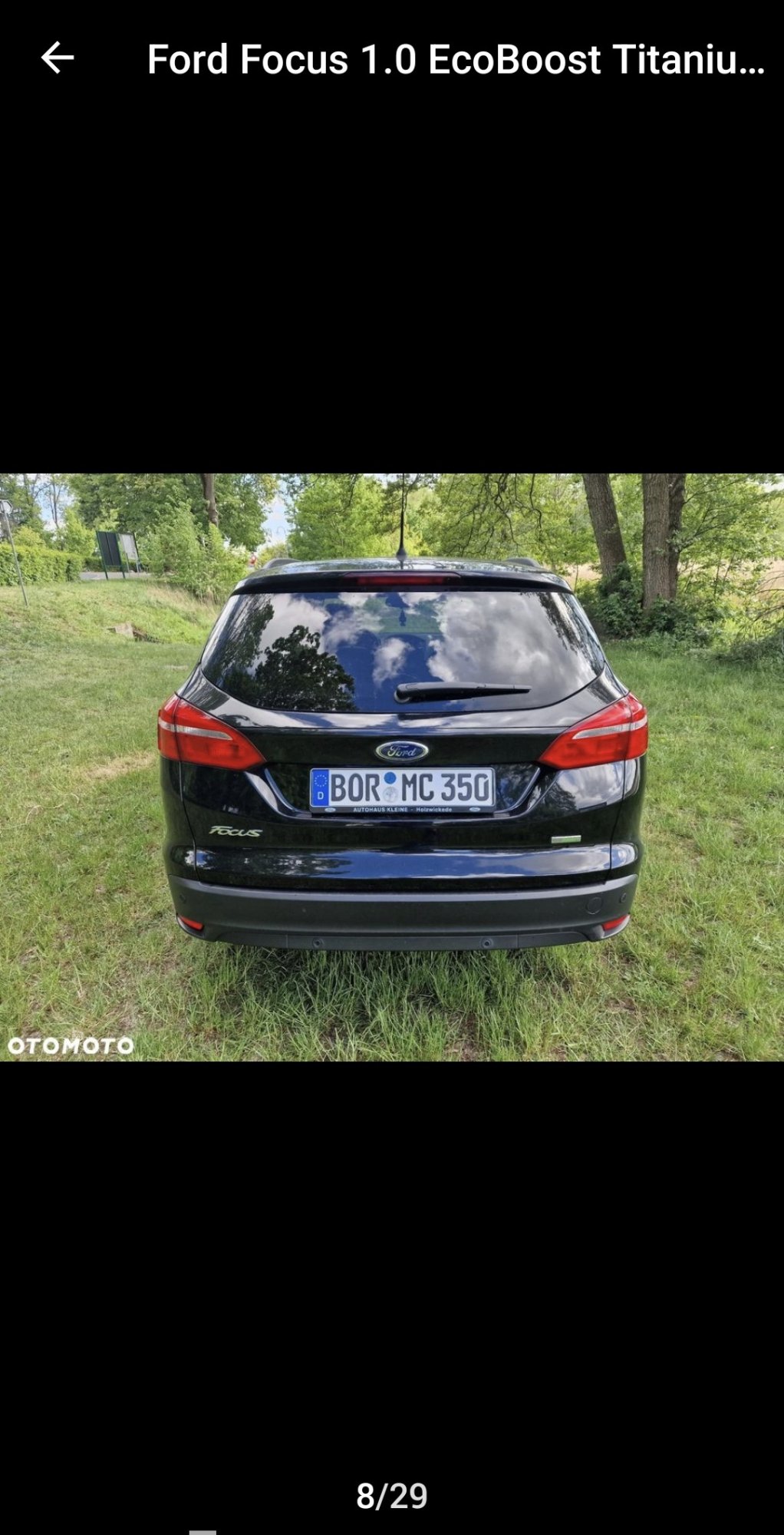 Numer rejestracyjny BORMC350 posiada Ford Focus