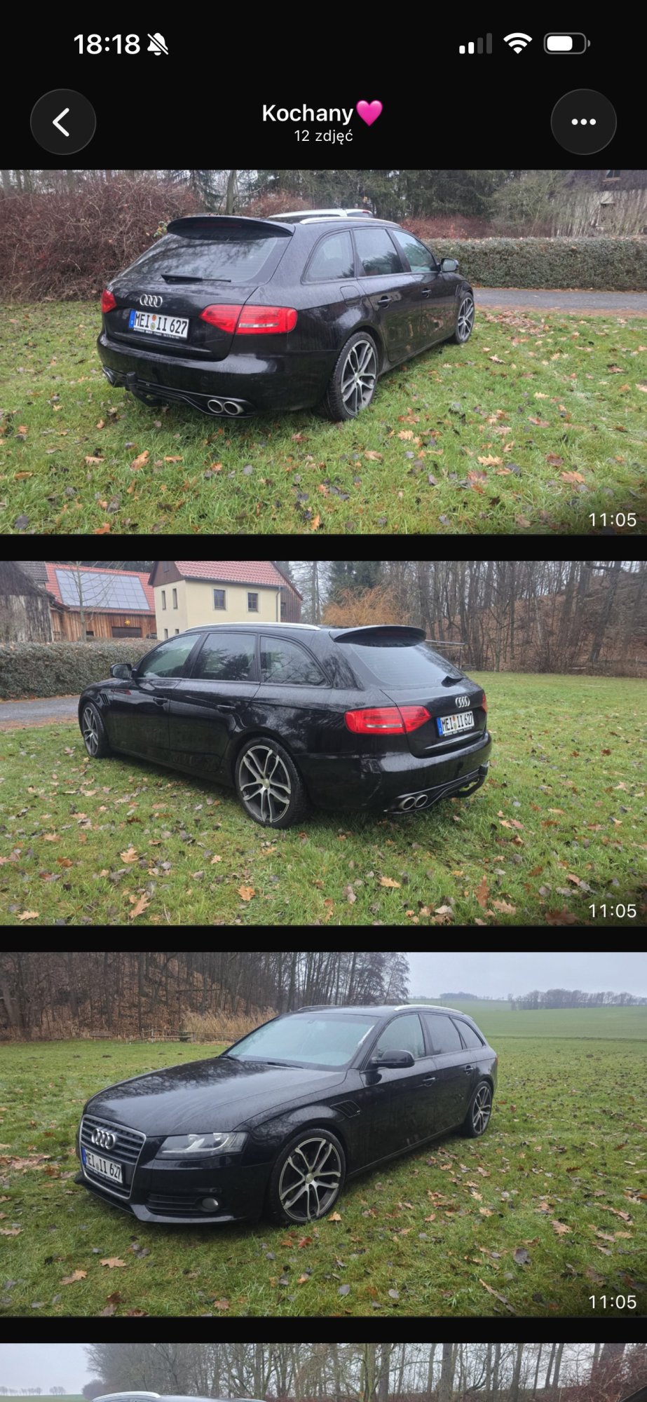 Numer rejestracyjny MELL627 posiada Audi A4
