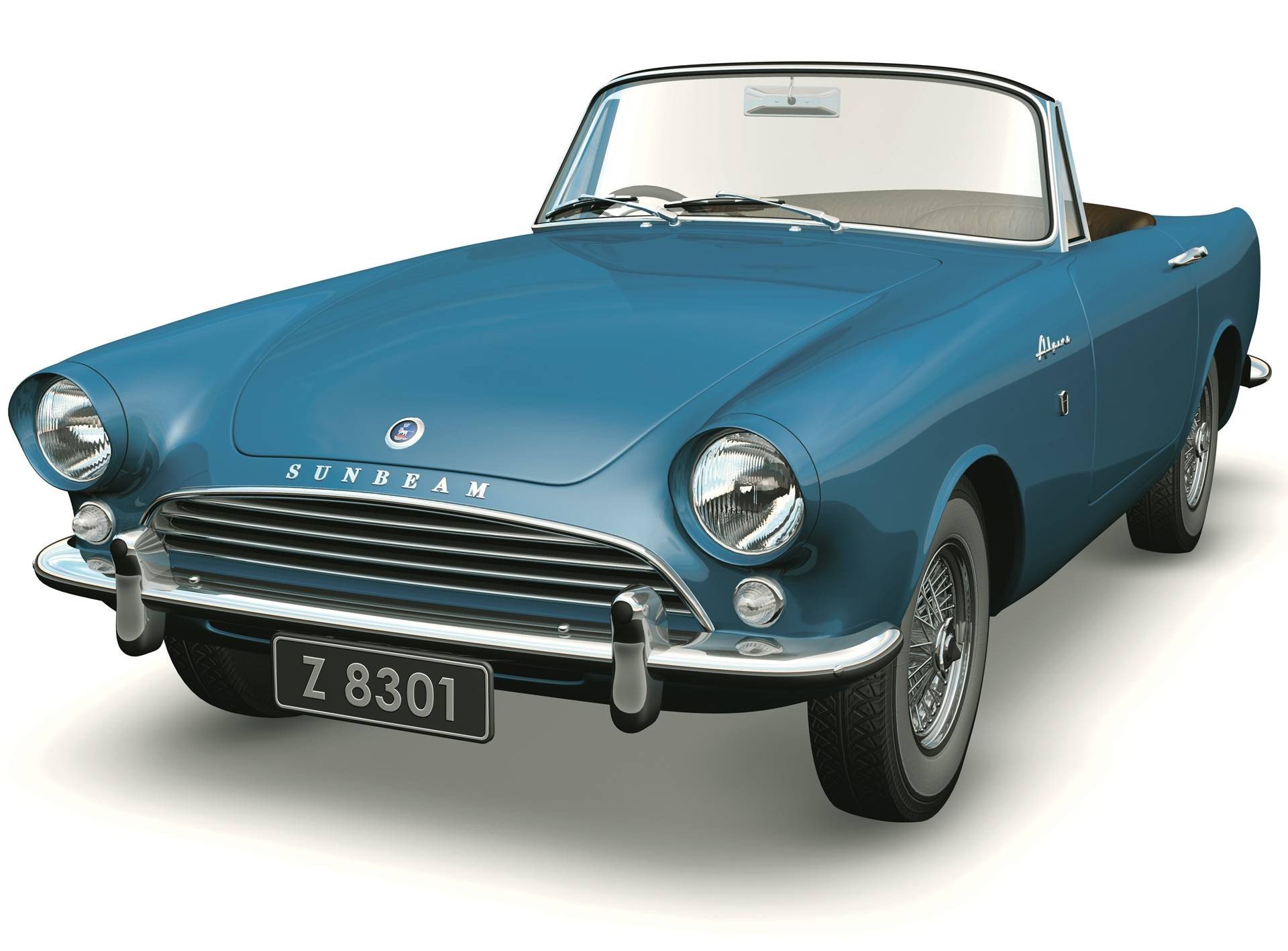 Numer rejestracyjny Z8301 posiada Sunbeam Alpine
