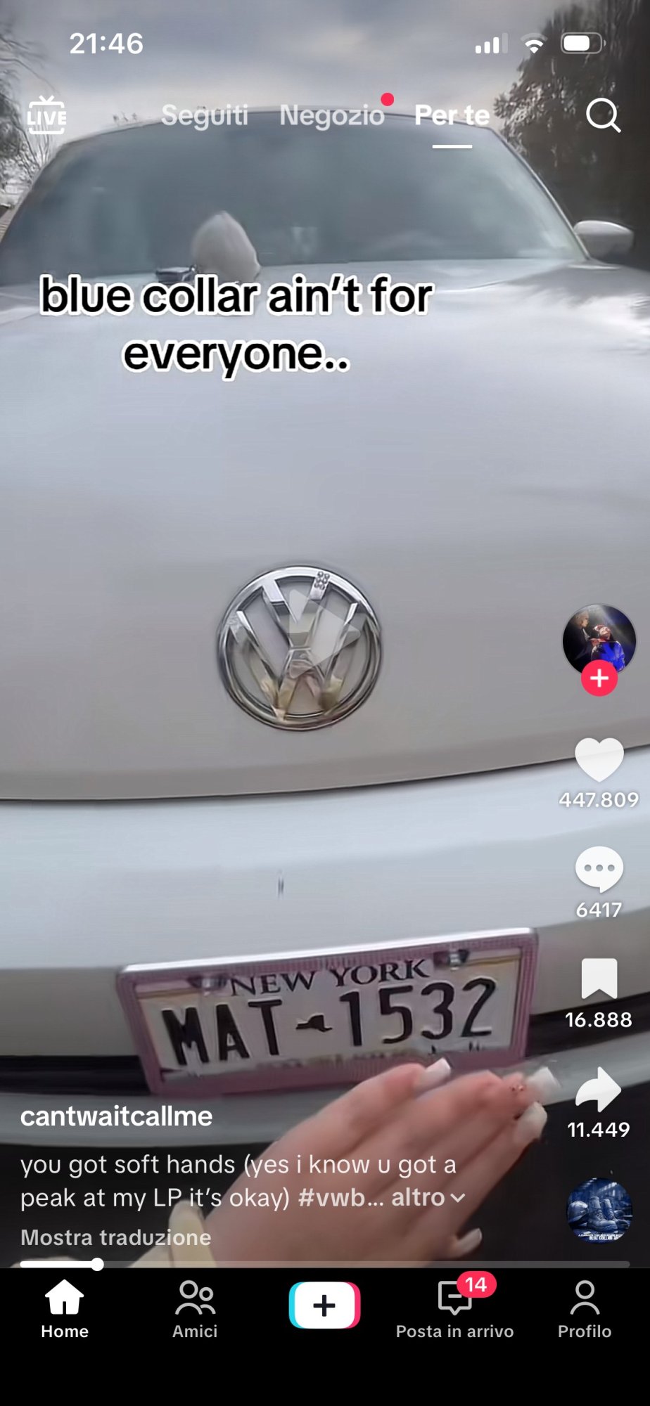 Numer rejestracyjny MAT1532 posiada Volkswagen 