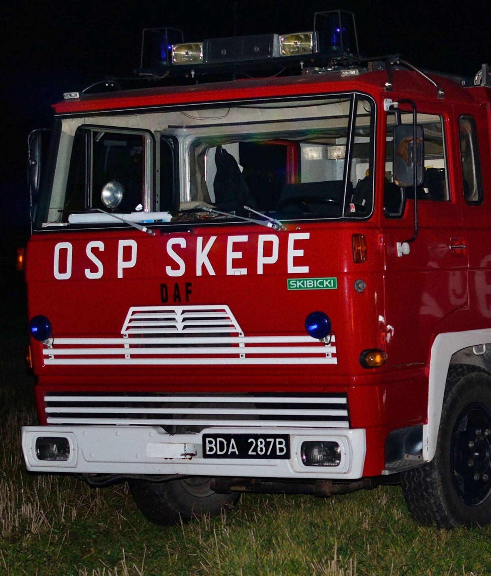 Numer rejestracyjny BDA287B posiada DAF 