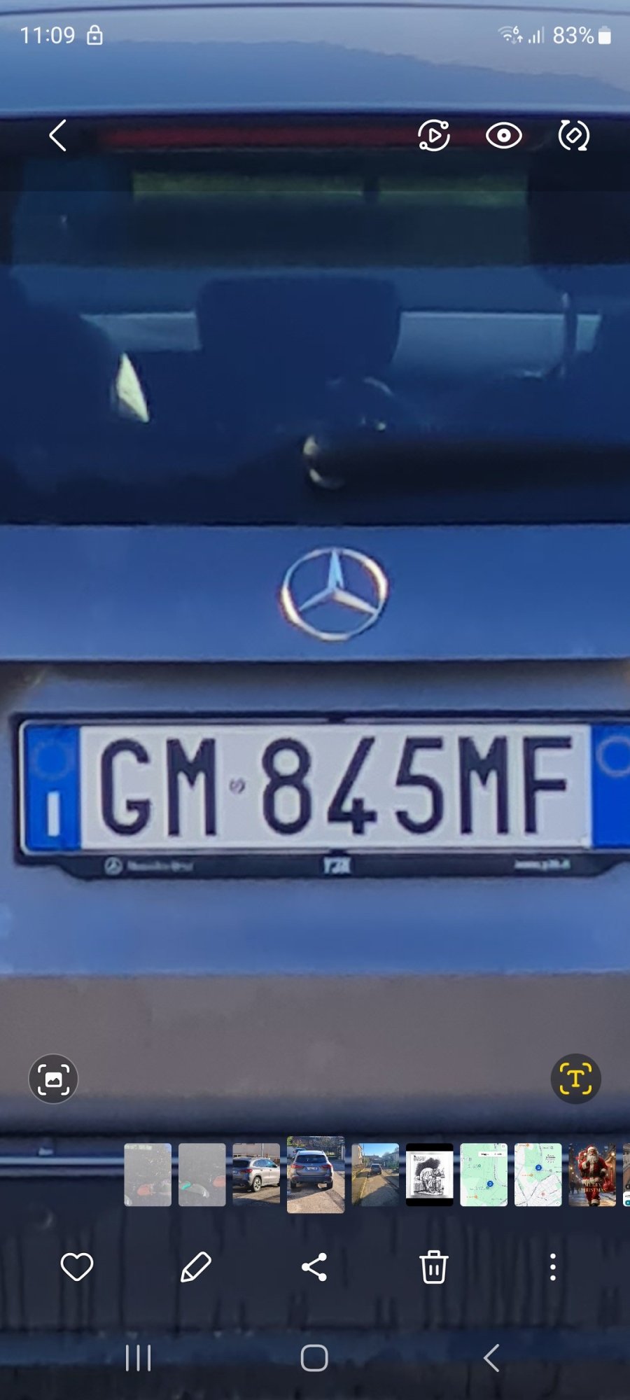 Numer rejestracyjny GM845MF posiada MERCEDES GLA