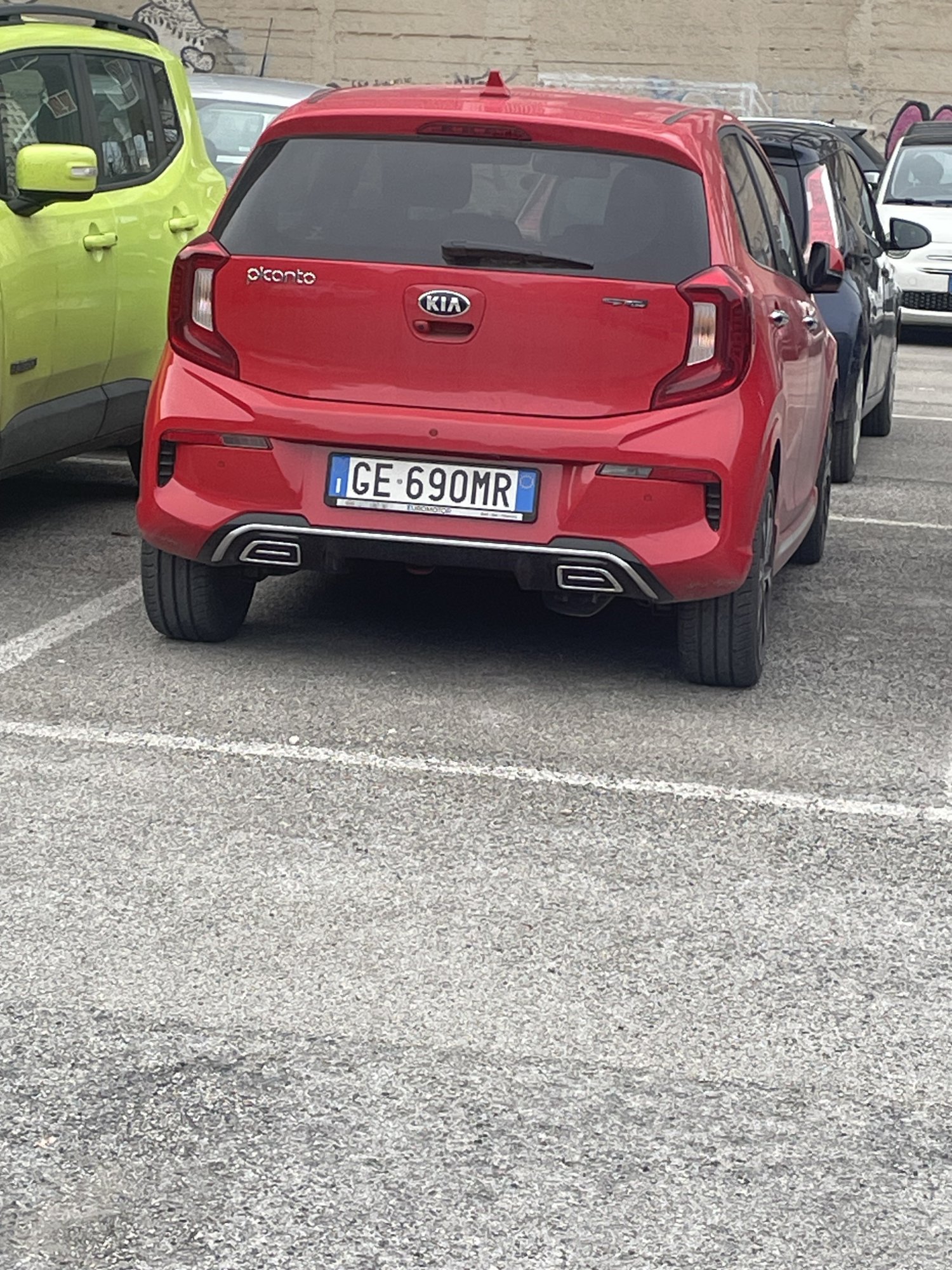 Numer rejestracyjny GE690MR posiada KIA Picanto 3as.
