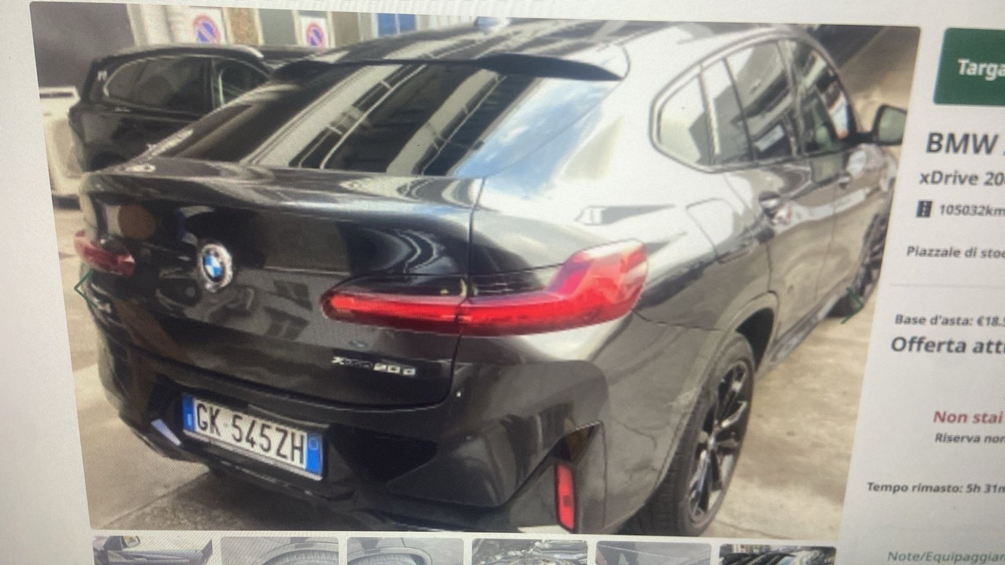 Numer rejestracyjny GK545ZH posiada BMW X4 Numer rejestracyjny GK545ZH posiada BMW X4