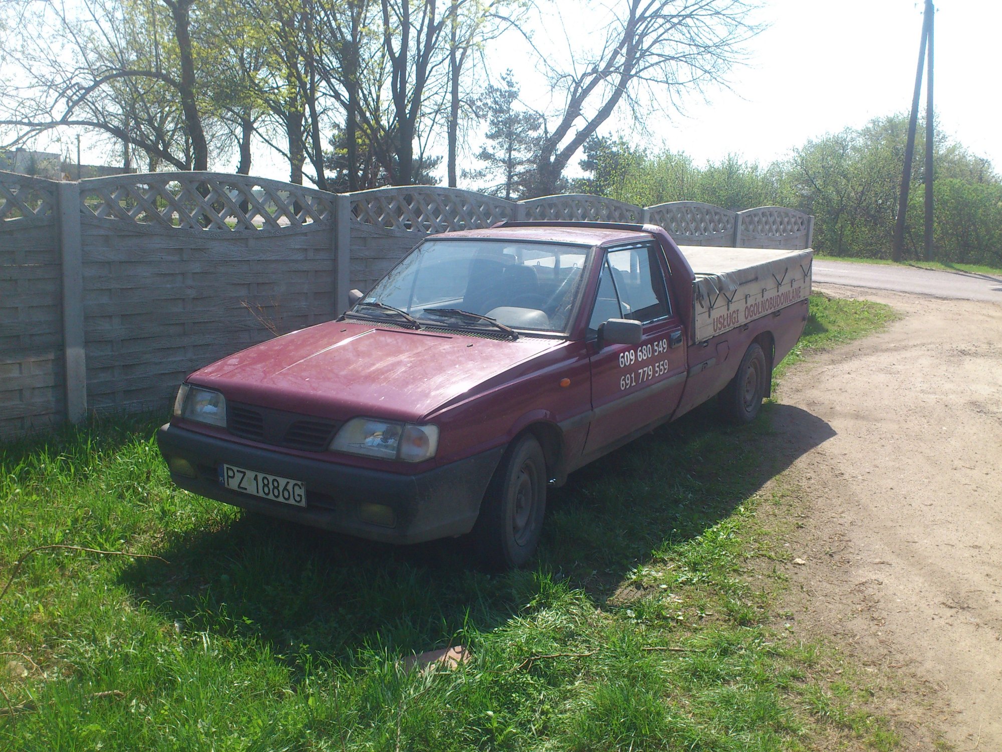 Numer rejestracyjny PZ 1886G posiada FSO TRUCK 1,6 SPI - PZ1886G