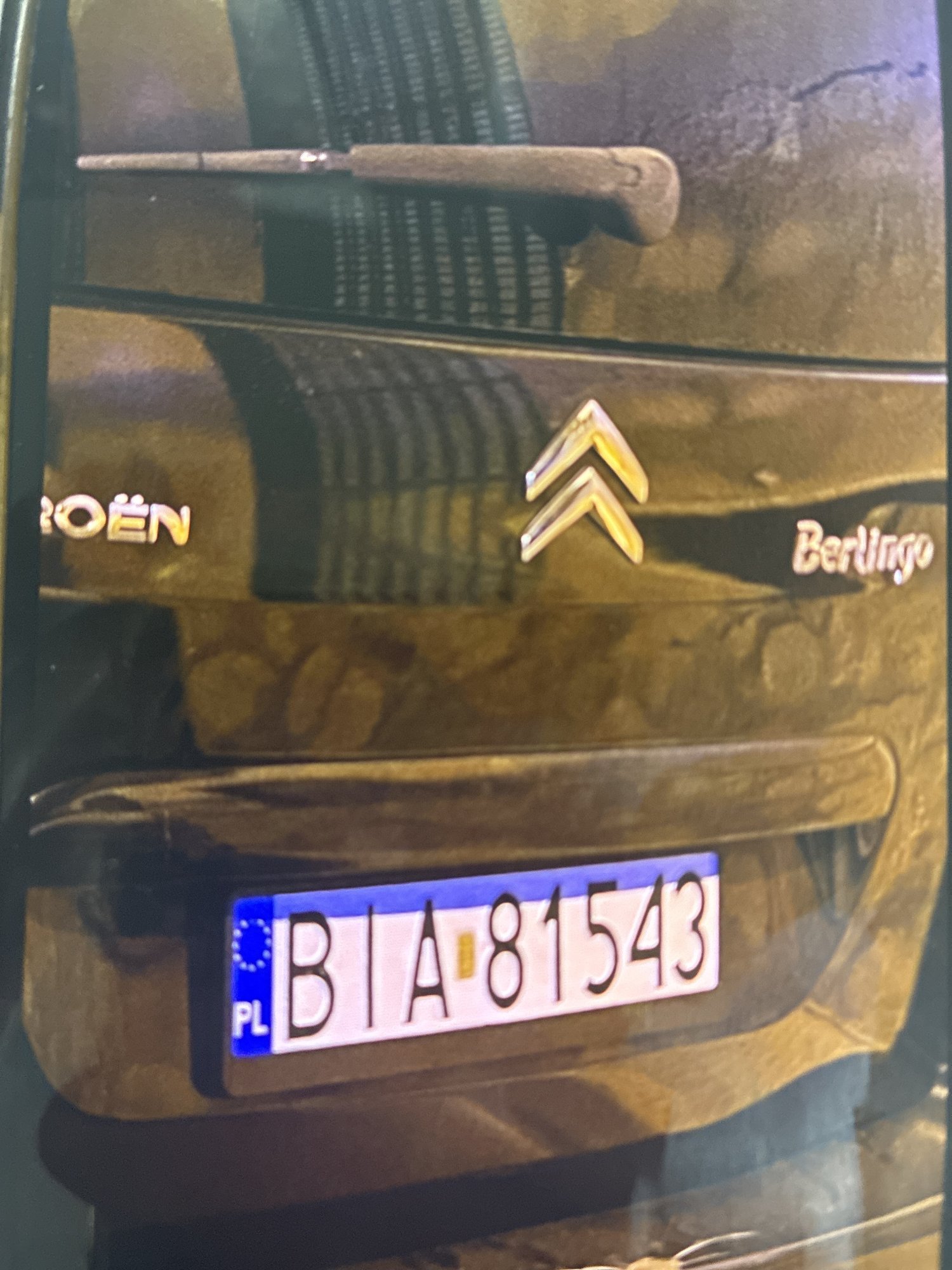 Numer rejestracyjny BIA 81543 posiada CITROEN Berlingo II 1.6 16V HDI MR`08 E4 My Way - BIA81543