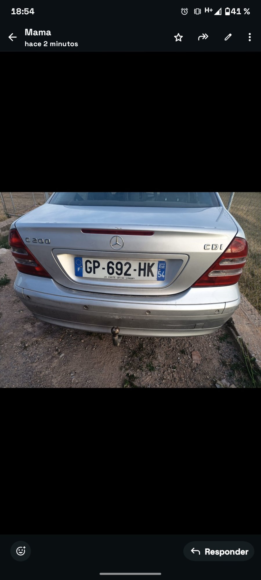 Numer rejestracyjny GP692HK posiada MERCEDES CLASSE C