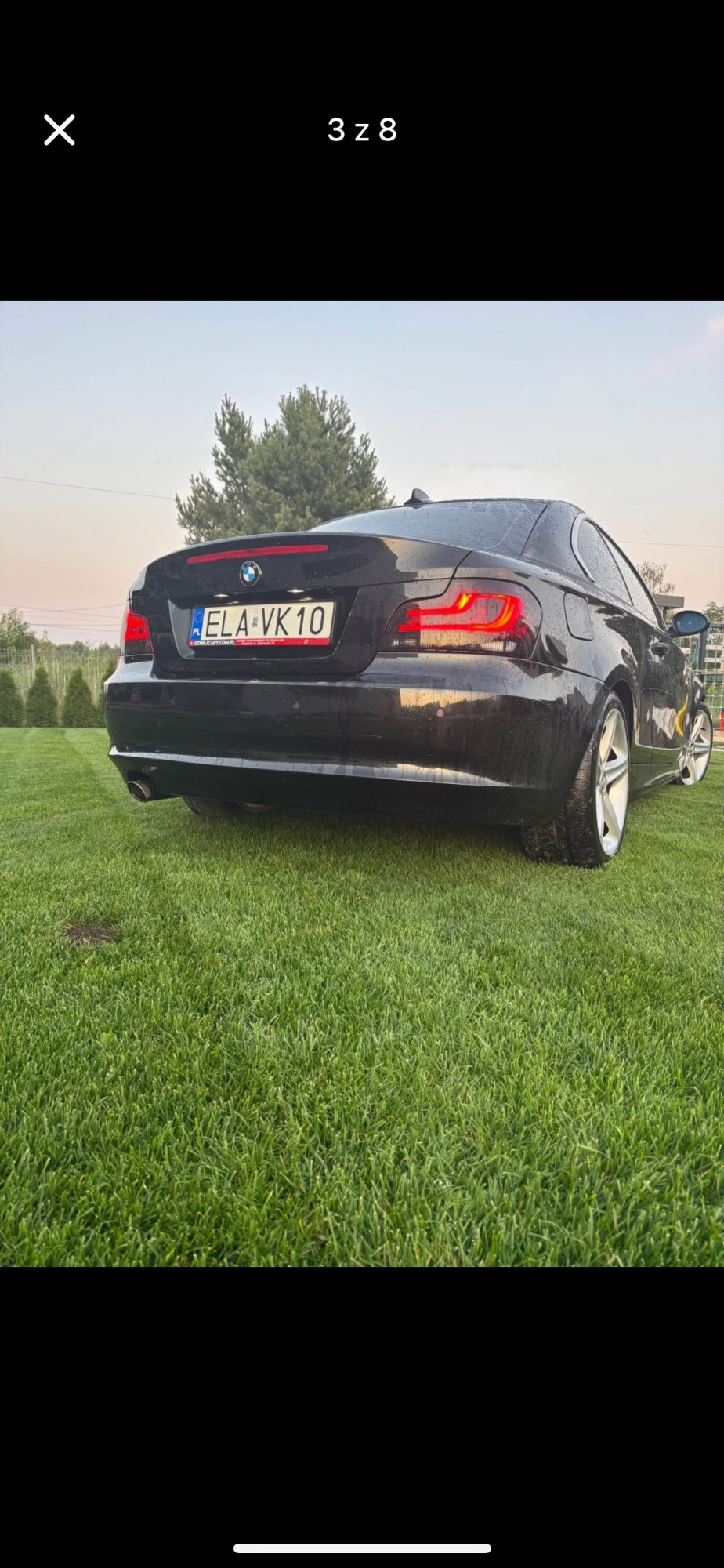 Numer rejestracyjny ELA VK10 posiada BMW 120 Coupe Diesel DPF MR`07 E4 E82 120 Coupe Diesel DPF MR`07 E4 E82 - ELAVK10