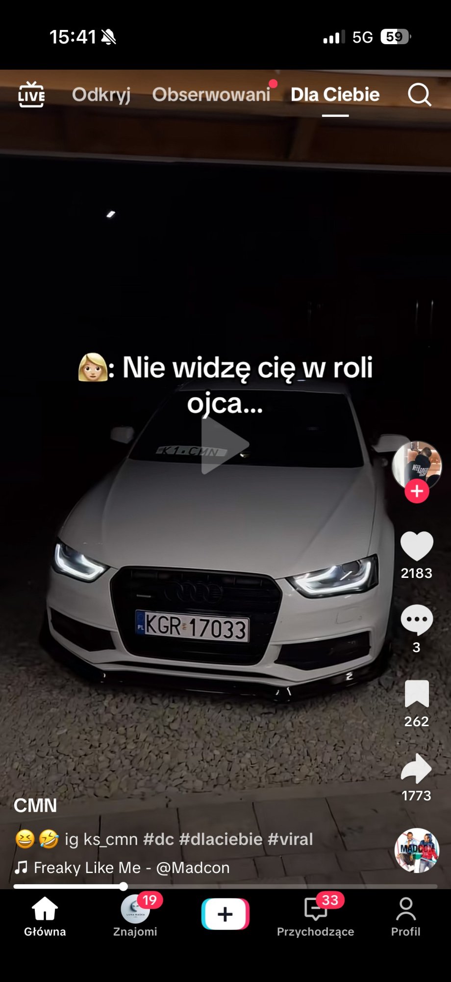 Numer rejestracyjny KGR 17033 posiada AUDI A4 AVANT - KGR17033 Numer rejestracyjny KGR 17033 posiada AUDI A4 AVANT - KGR17033