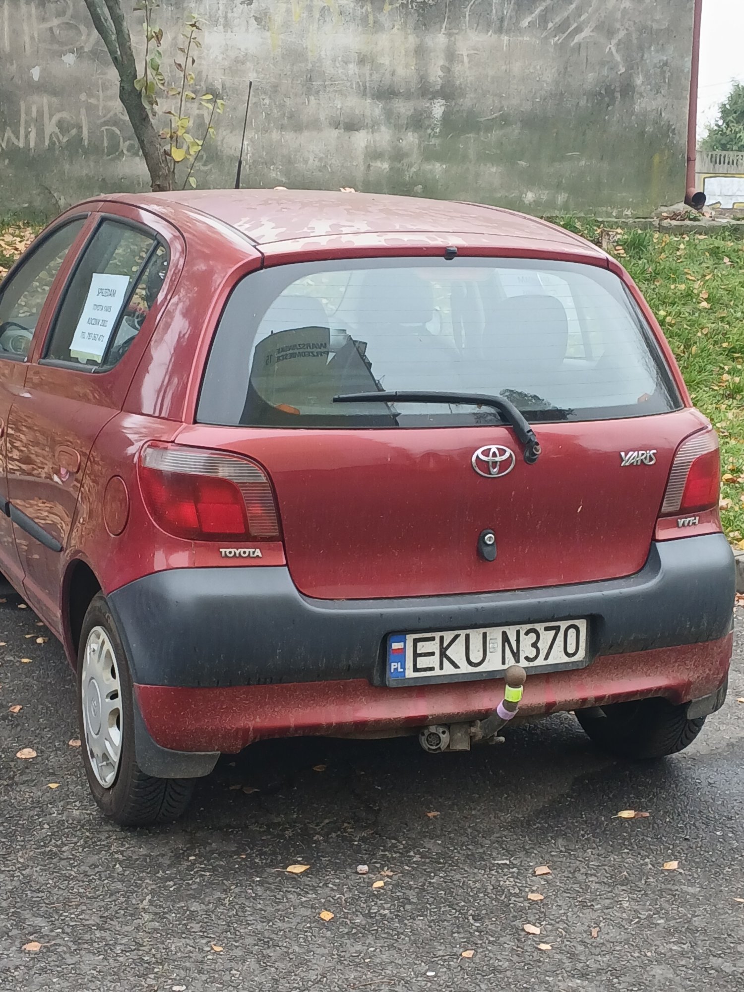 Numer rejestracyjny EKU N370 posiada TOYOTA Yaris 1.0 MR`99 Base - EKUN370 Numer rejestracyjny EKU N370 posiada TOYOTA Yaris 1.0 MR`99 Base - EKUN370