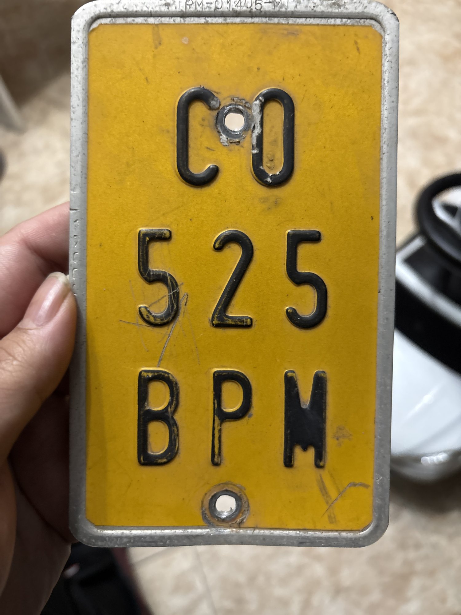 Numer rejestracyjny C0525BPM posiada PIAGGIO ZIP 50