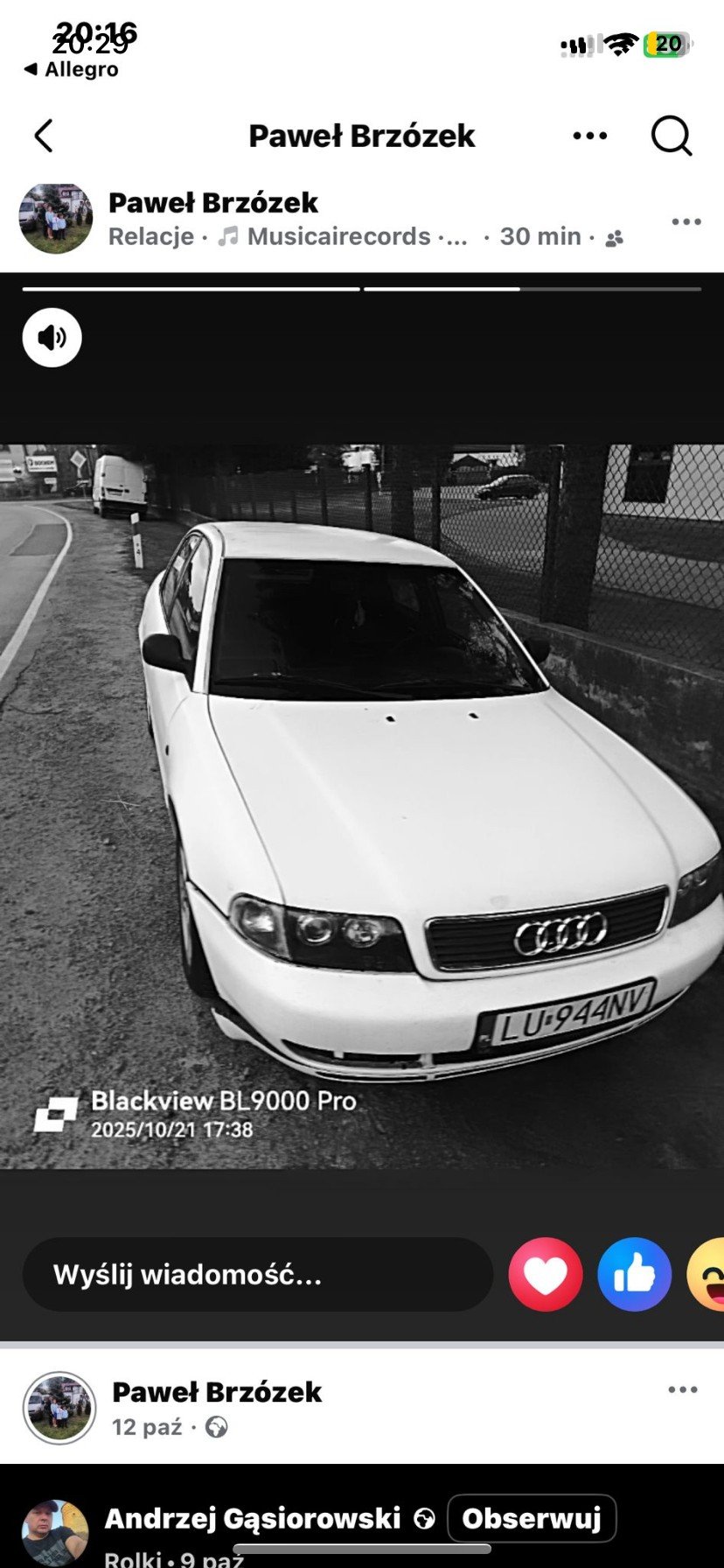 Numer rejestracyjny LU 944NV posiada AUDI A4 - LU944NV Numer rejestracyjny LU 944NV posiada AUDI A4 - LU944NV