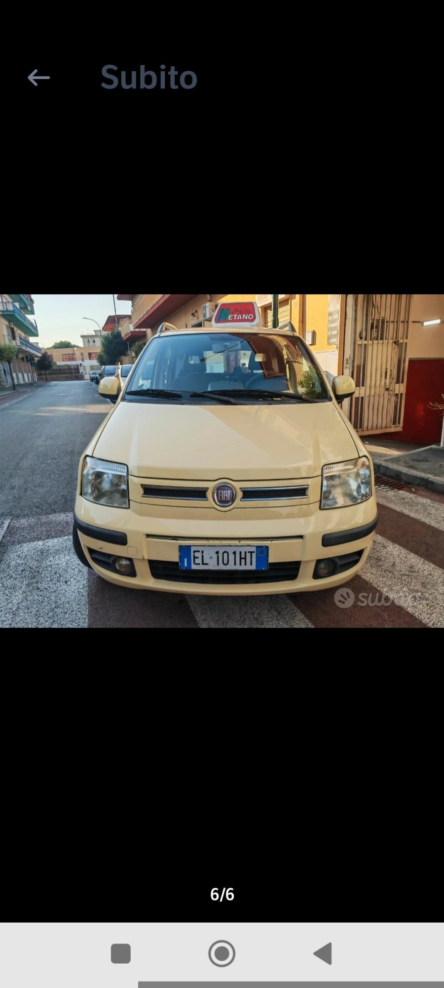 Numer rejestracyjny EL101HT posiada FIAT Panda 2a serie