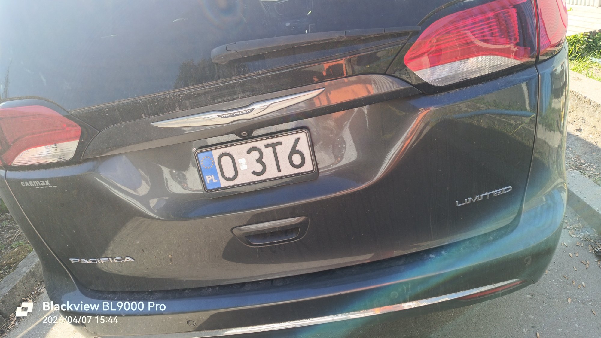 Numer rejestracyjny O3T6 posiada CHRYSLER Pacifica 3.6 MR`17 E6 Touring L Plus Aut.