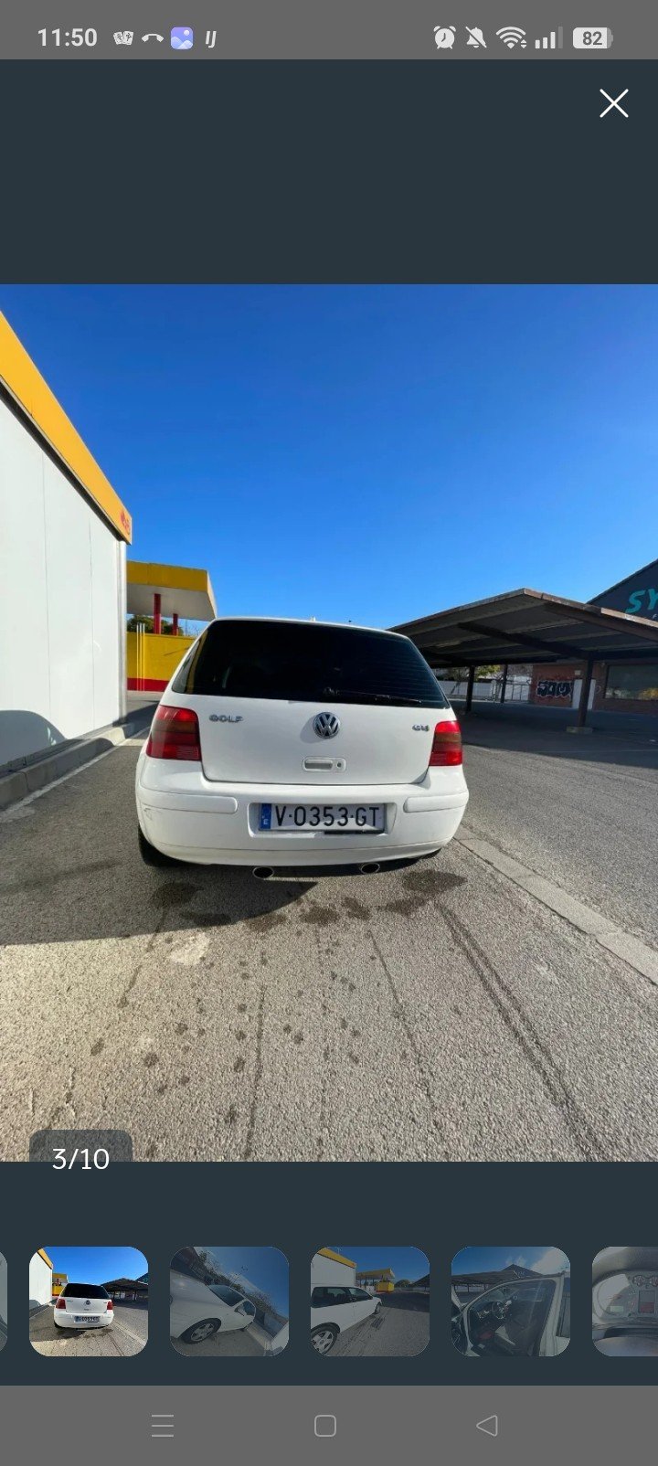 Numer rejestracyjny V0353GT posiada VOLKSWAGEN GOLF