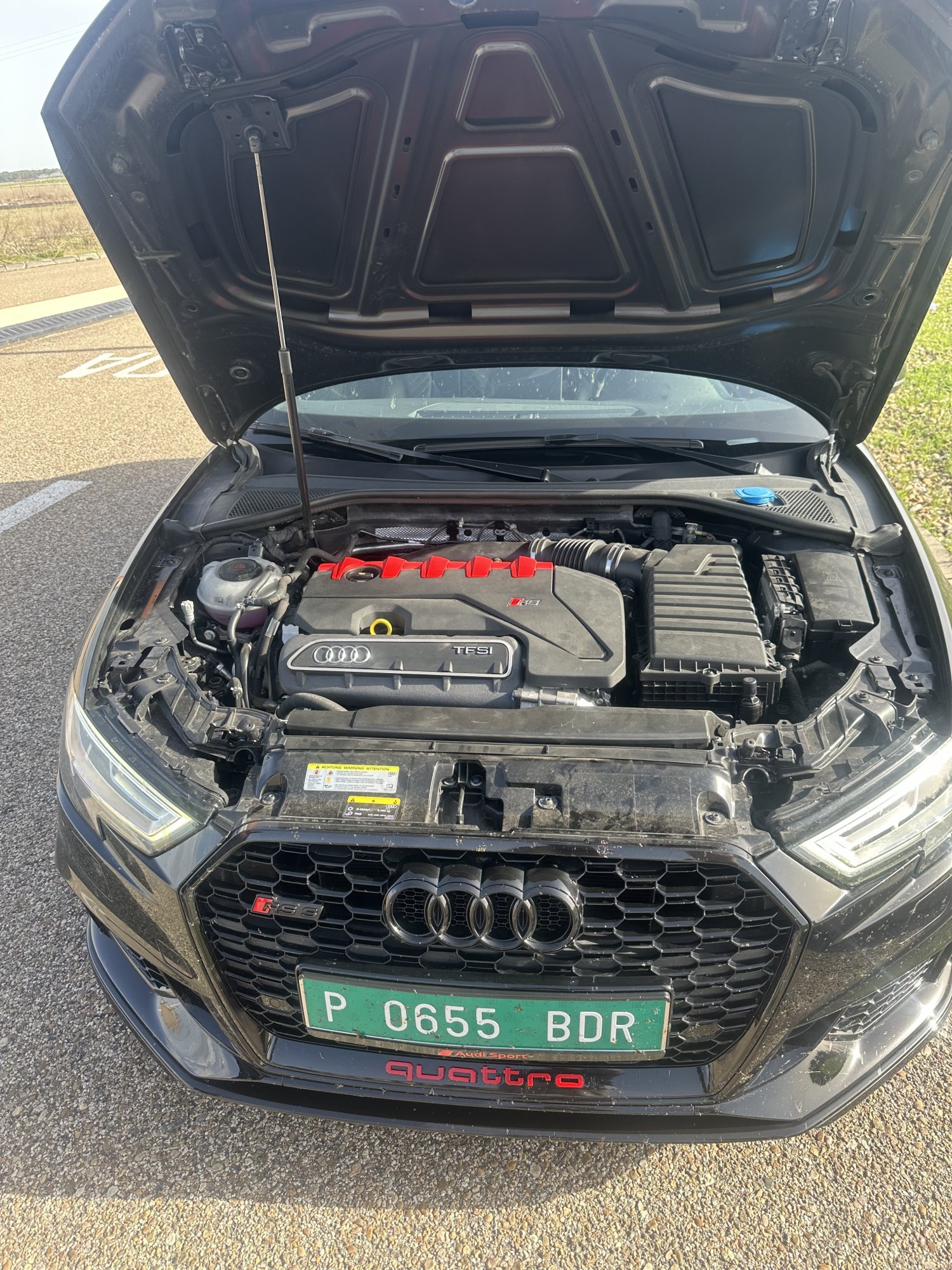 Numer rejestracyjny P0655BDR posiada AUDI RS3