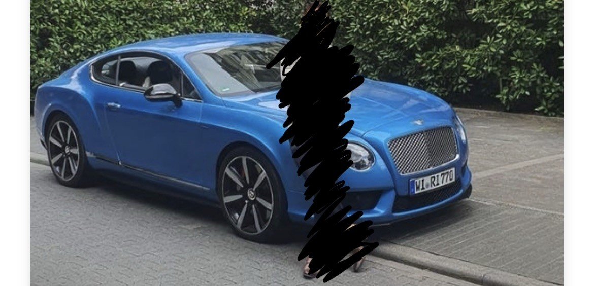 Numer rejestracyjny WLRI770 posiada Bentley Continental