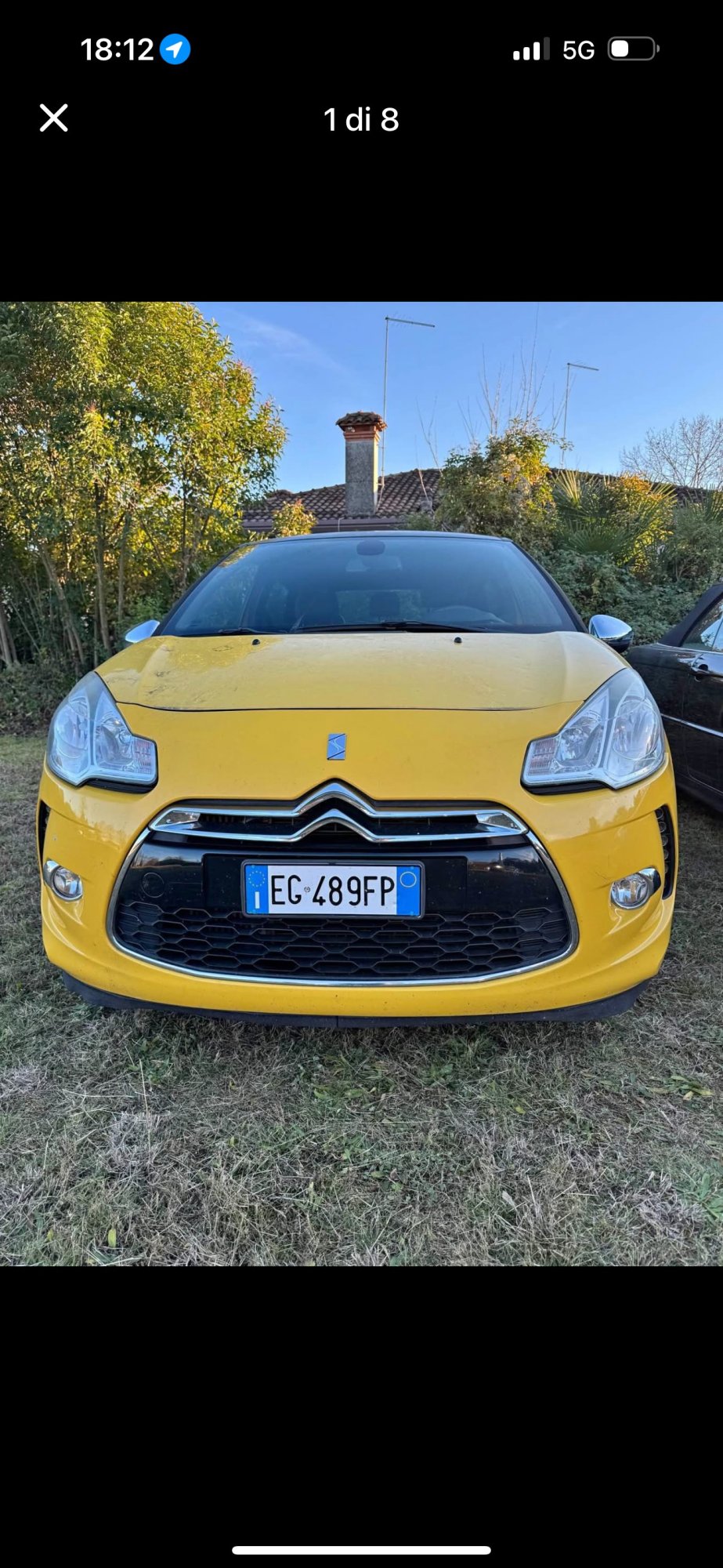 Numer rejestracyjny EG489FP posiada DS DS 3