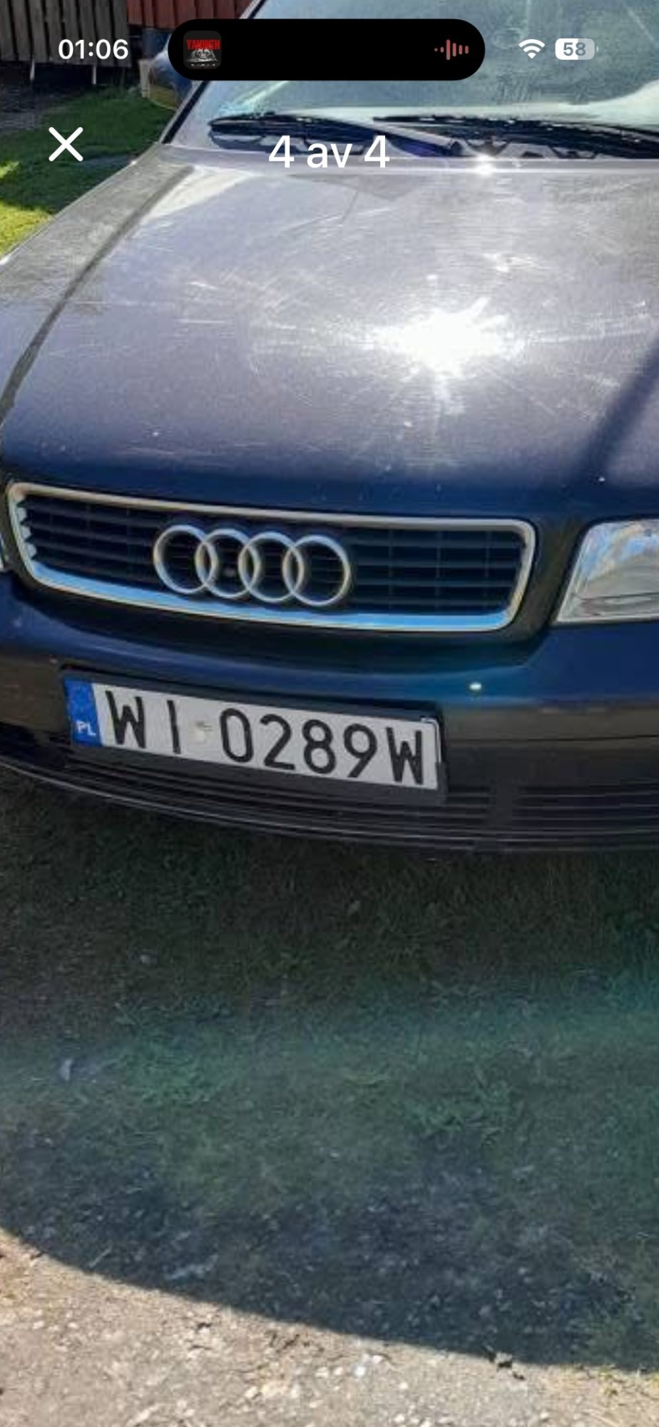 Numer rejestracyjny WI 0289W posiada AUDI A4 1.9 TDi Kat. MR`99 B5 - WI0289W