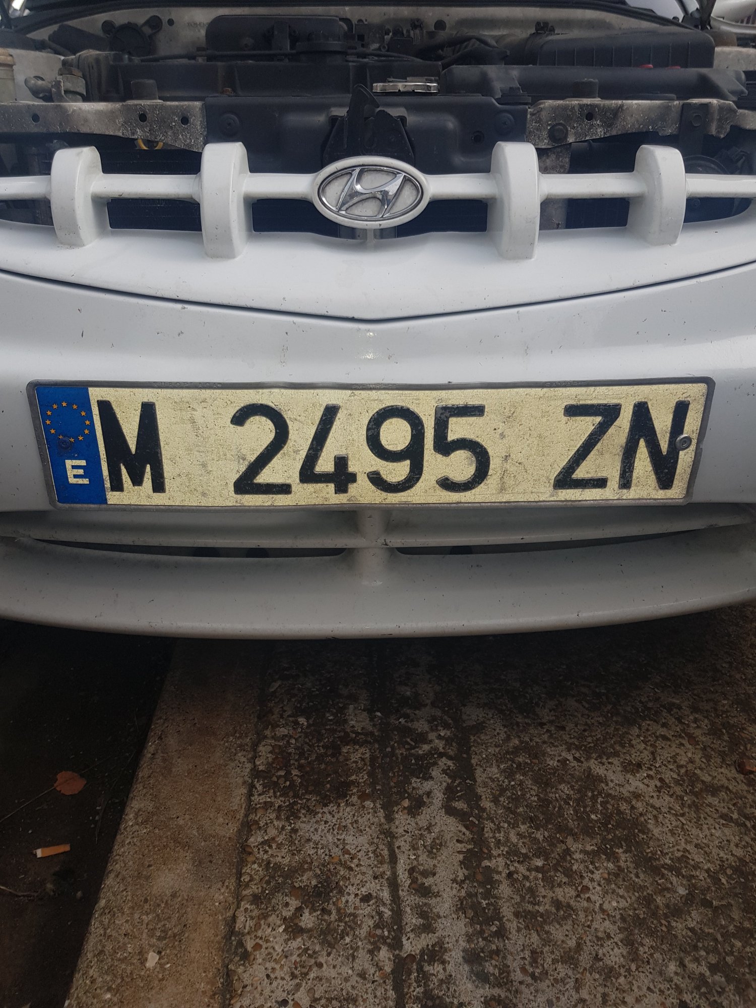Numer rejestracyjny M2495ZN posiada HYUNDAI ACCENT