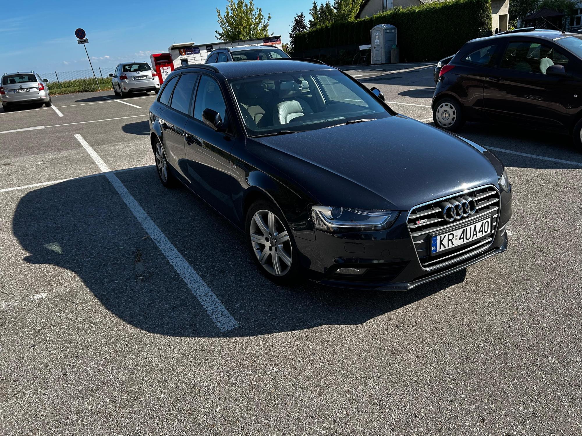 Numer rejestracyjny KR 4UA40 posiada AUDI A4 - KR4UA40