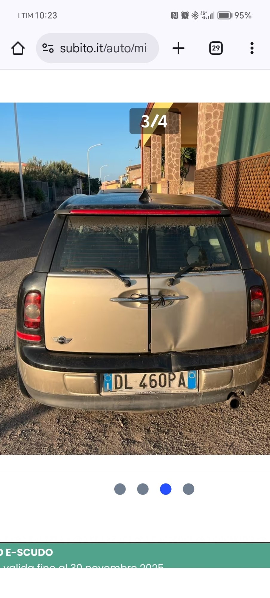 Numer rejestracyjny DL460PA posiada MINI Mini Clubman