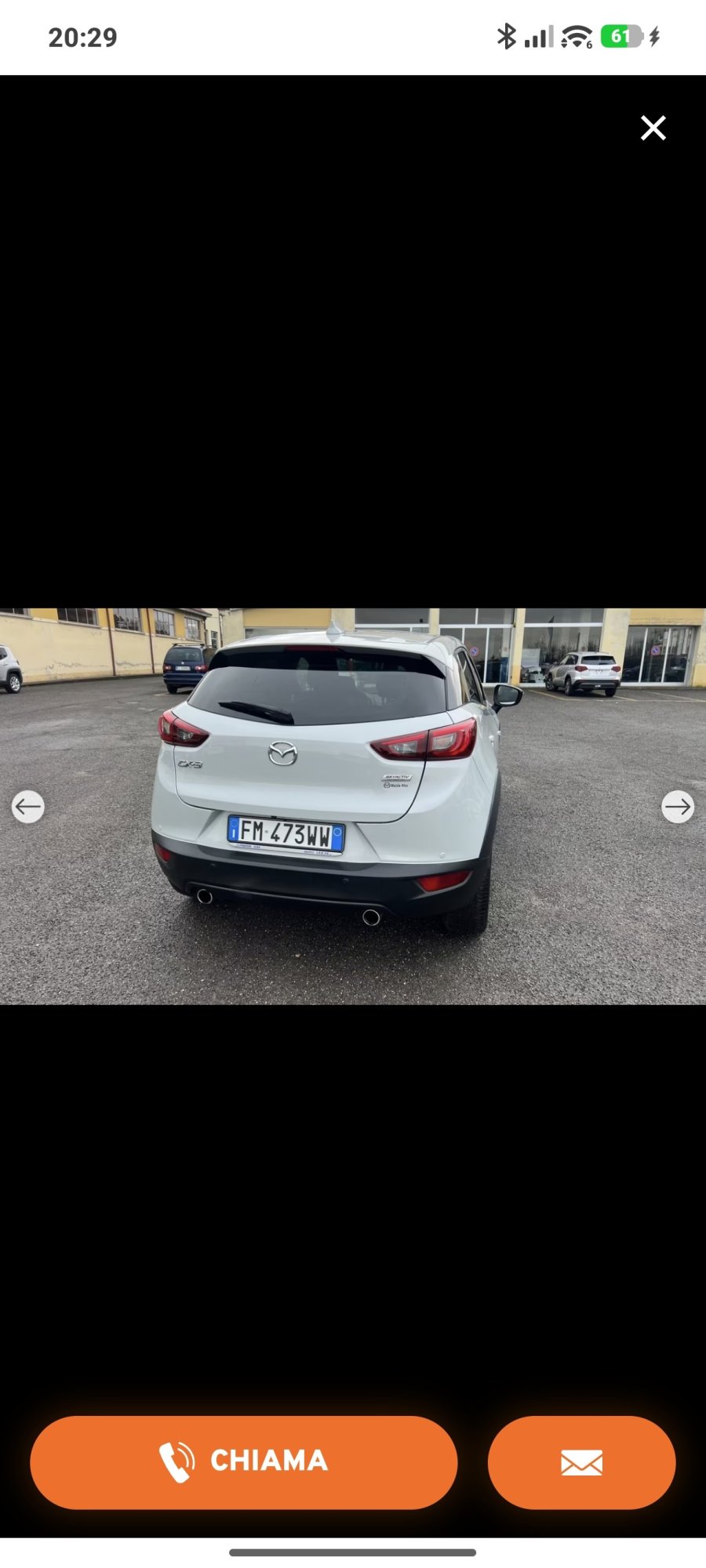 Numer rejestracyjny FM473WW posiada MAZDA CX-3