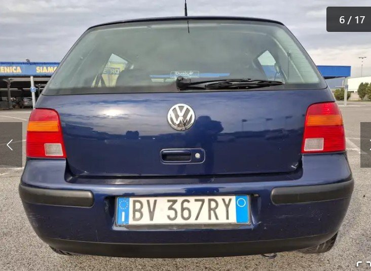 Numer rejestracyjny BV367RY posiada VOLKSWAGEN Golf 4a serie Numer rejestracyjny BV367RY posiada VOLKSWAGEN Golf 4a serie