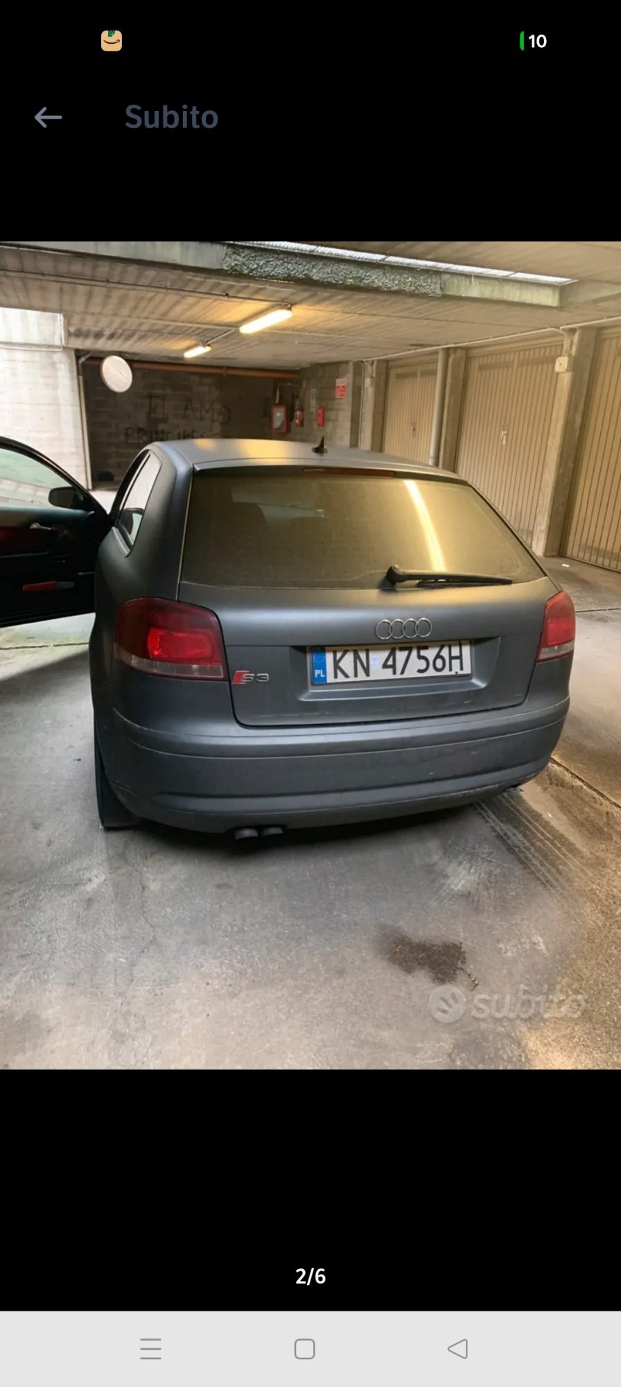 Numer rejestracyjny KN 4756H posiada AUDI A3 - KN4756H