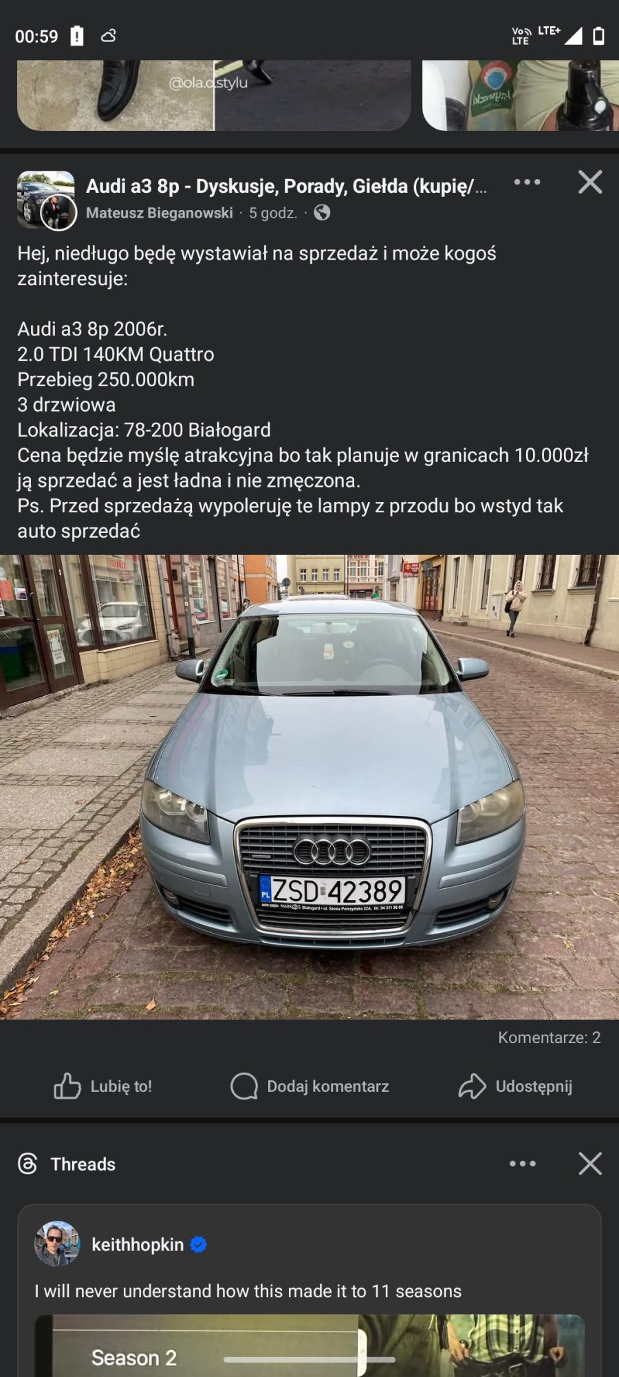 Numer rejestracyjny ZSD 42389 posiada AUDI A3 - ZSD42389 Numer rejestracyjny ZSD 42389 posiada AUDI A3 - ZSD42389