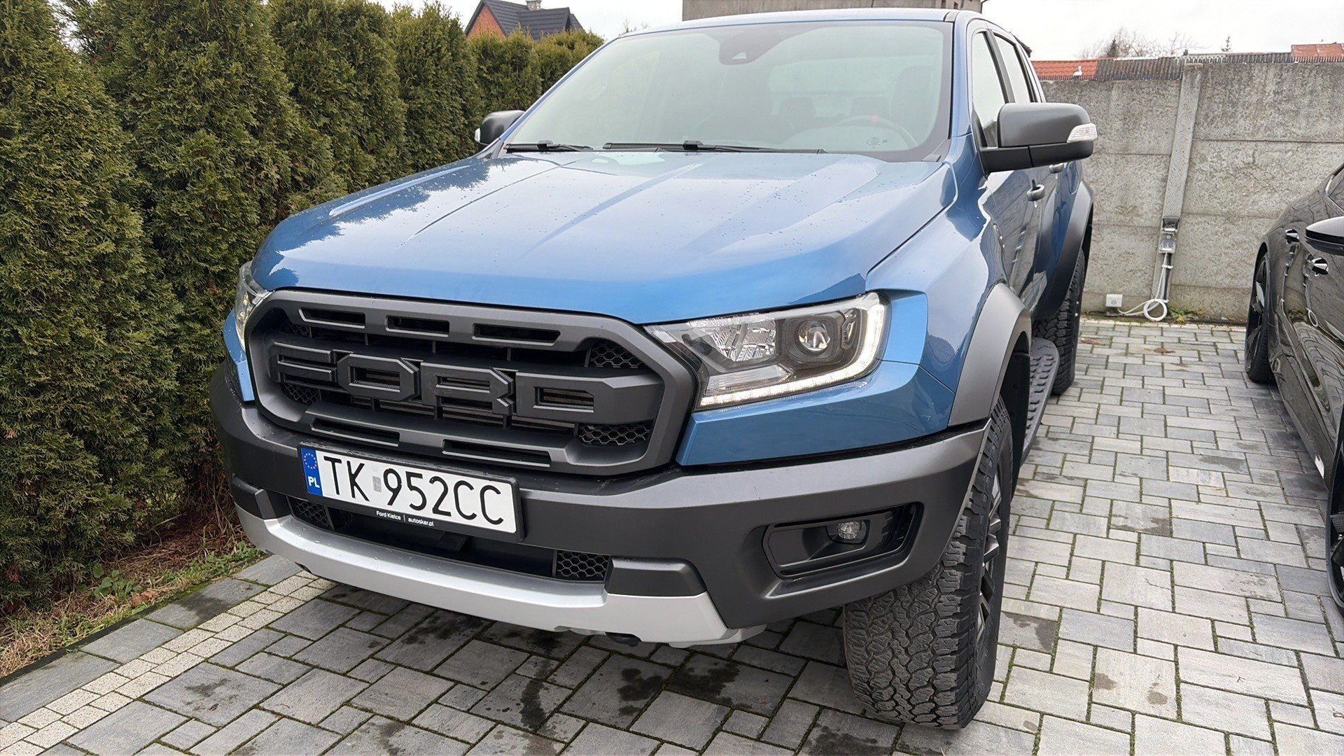 Numer rejestracyjny TK 952CC posiada FORD Ranger 2.0 TDCi MR`19 E6.2 3.3t Raptor - TK952CC