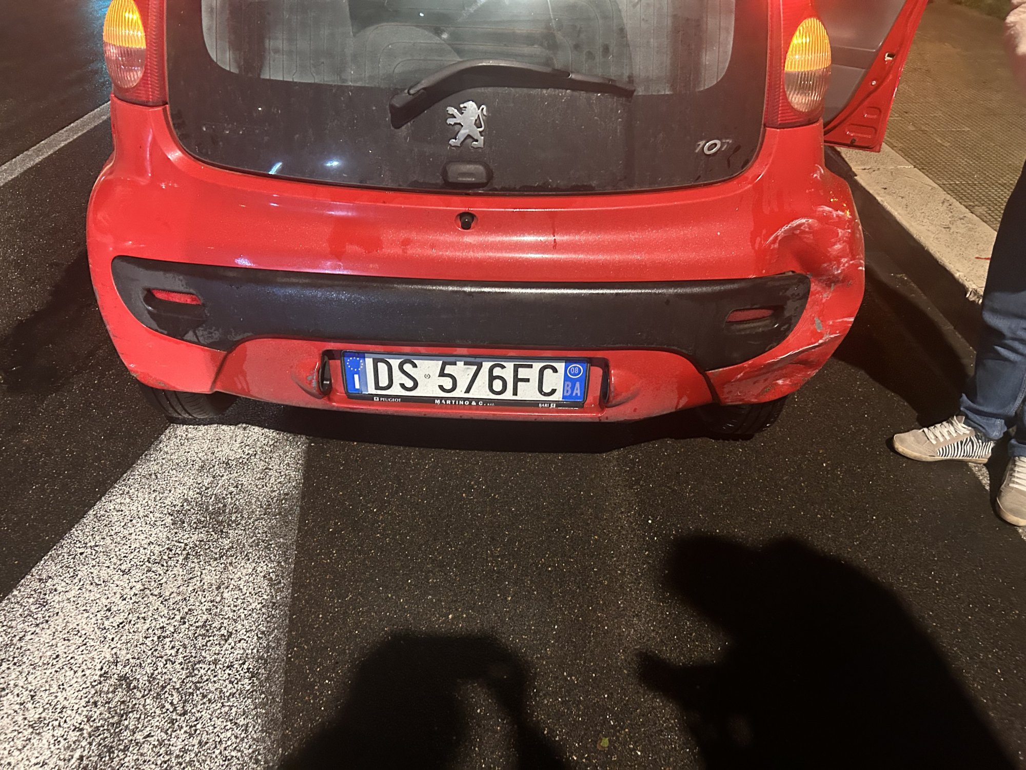 Numer rejestracyjny DS576FC posiada PEUGEOT 107