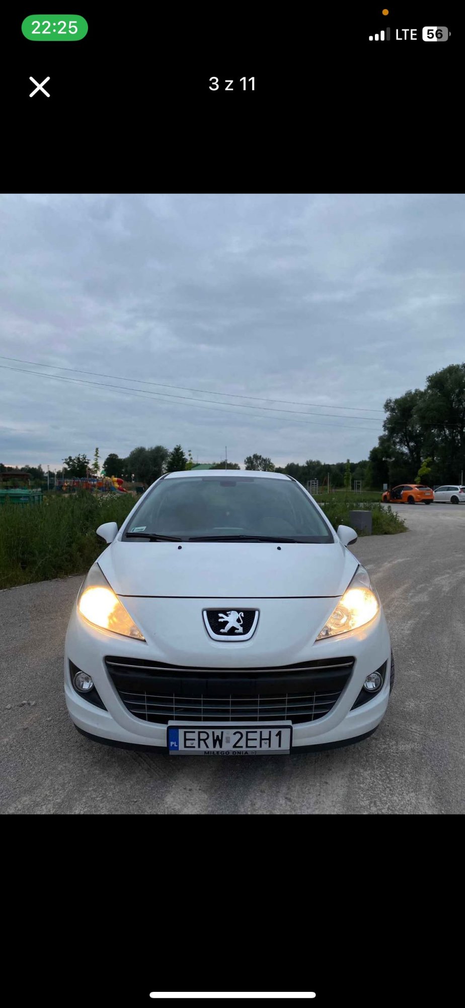 Numer rejestracyjny ERW 2EH1 posiada PEUGEOT 308 1.6 MR`07 E4 Premium - ERW2EH1