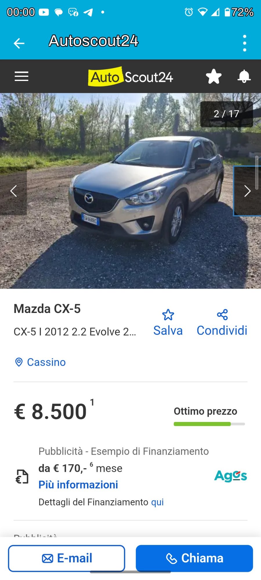 Numer rejestracyjny EW568RC posiada BMW Serie 5