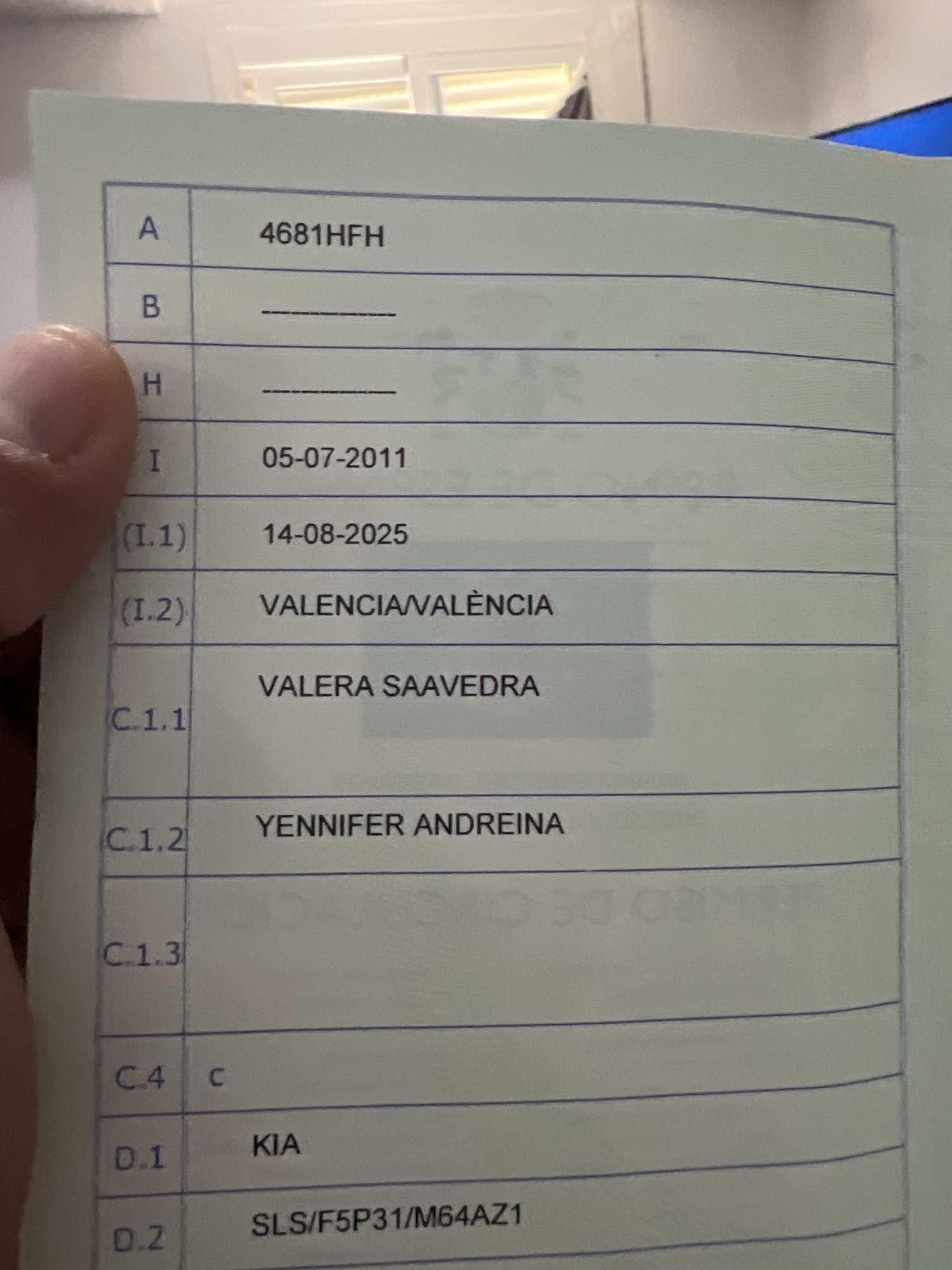 Numer rejestracyjny 4681HFH posiada KIA SPORTAGE