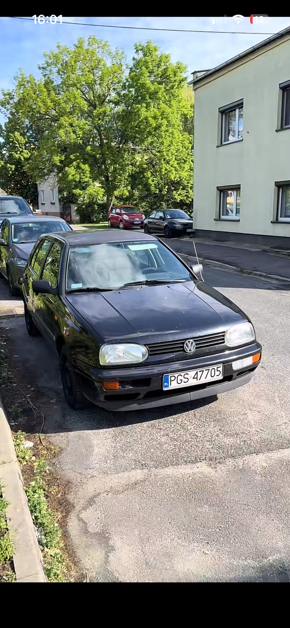 Numer rejestracyjny PGS 47705 posiada VOLKSWAGEN Golf III 1.6i Kat. MR`91 GL - PGS47705