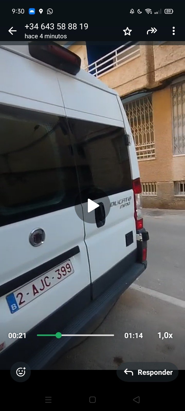 Numer rejestracyjny 2AJC399 posiada Fiat Ducato Maxi